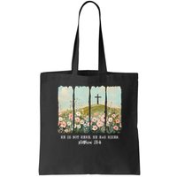 He Is Risen Christian Wildflower Happy Easter Bag