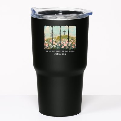 He Is Risen Christian Wildflower Happy Easter Tumbler