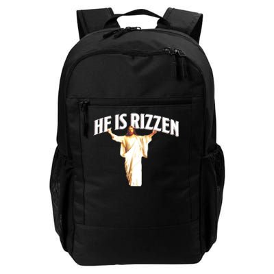 He Is Rizzen Meme Daily Commute Backpack