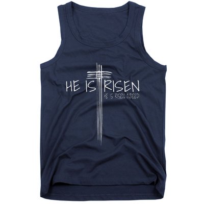 He Is Risen Jesus Easter Christian Faith Gift Tank Top