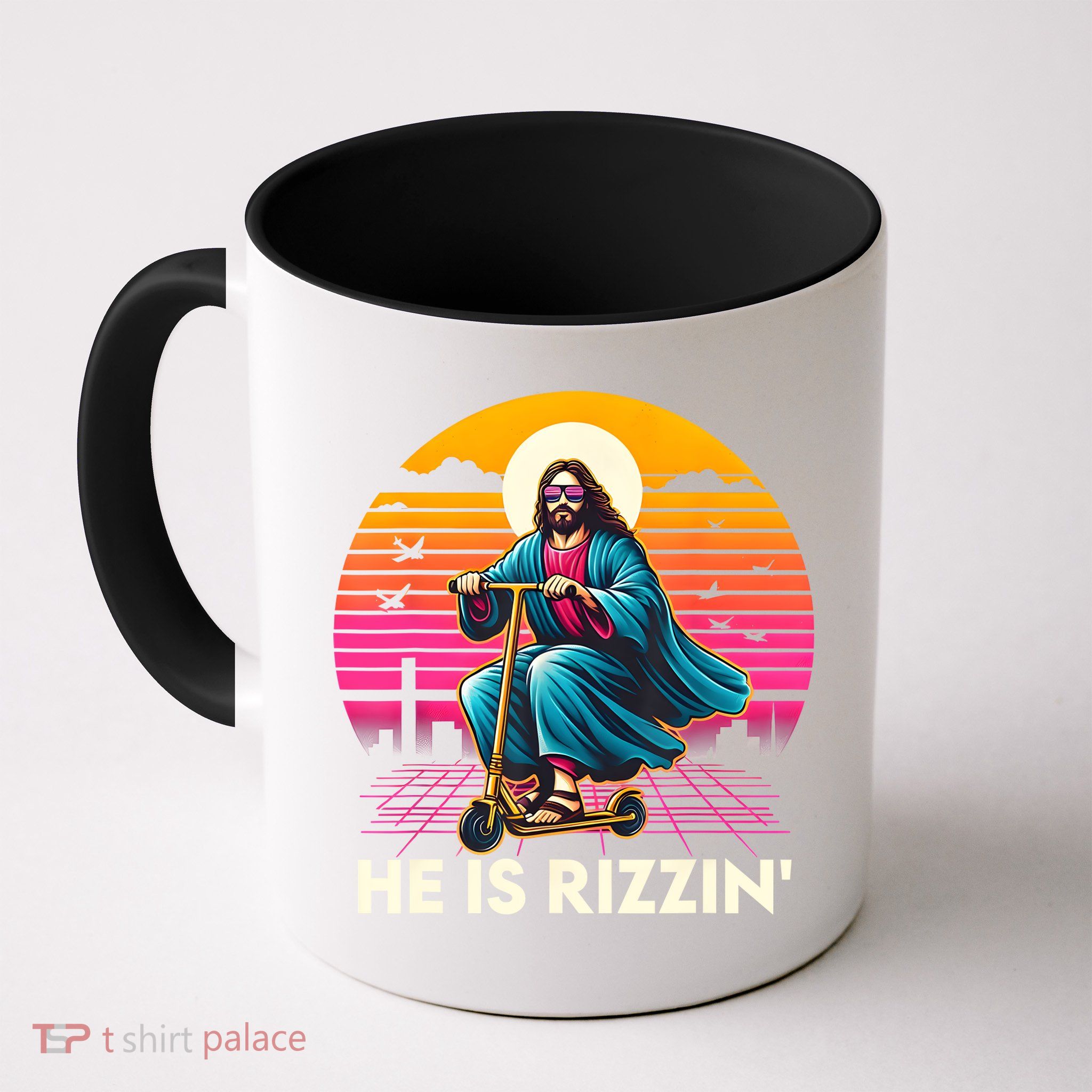 He Is Rizzen Jesus Is Rizzen Cool Jesus Jesus Has Rizzen Mug