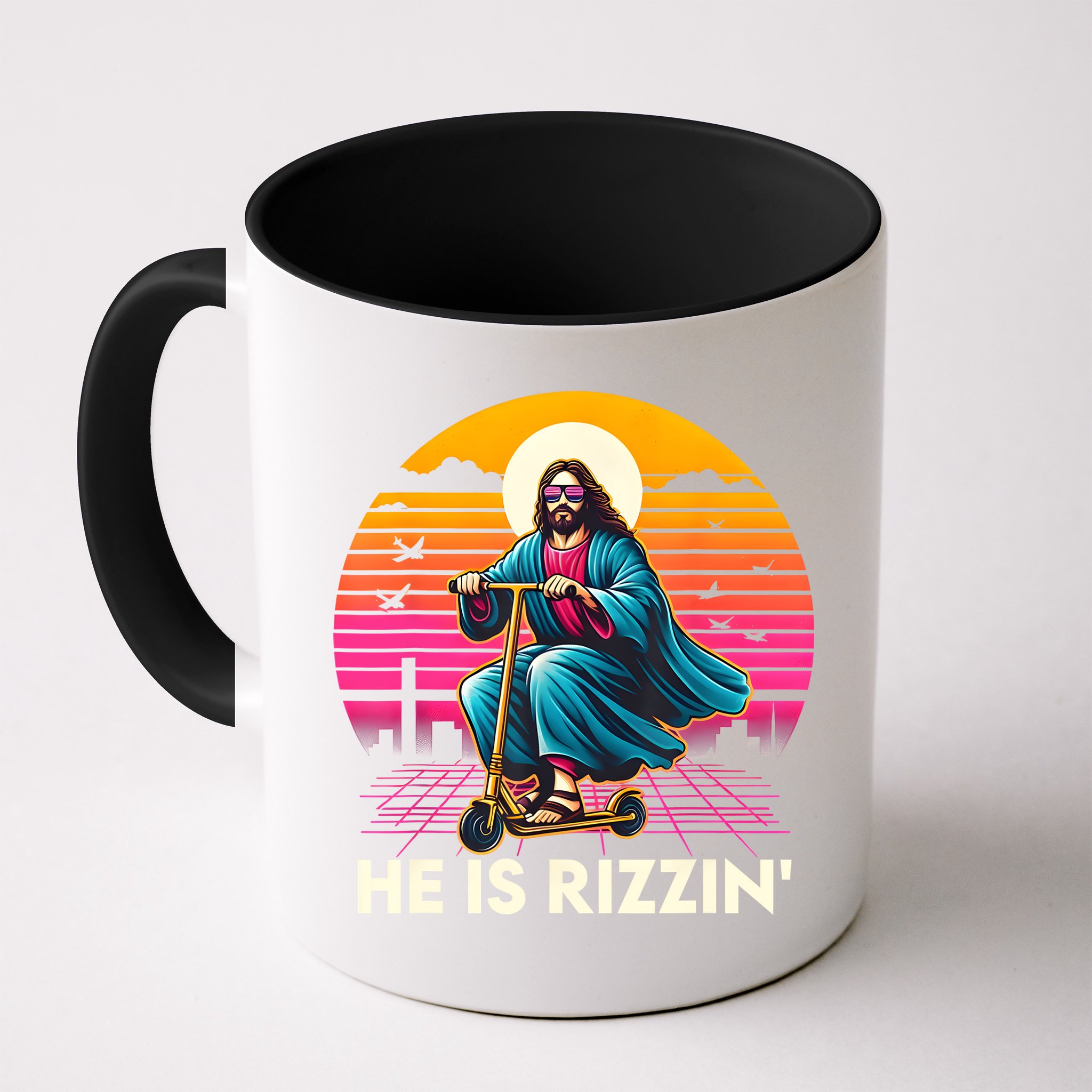 He Is Rizzen Jesus Is Rizzen Cool Jesus Jesus Has Rizzen Mug