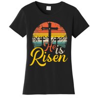 He Is Risen Christian Easter Jesus Women's T-Shirt