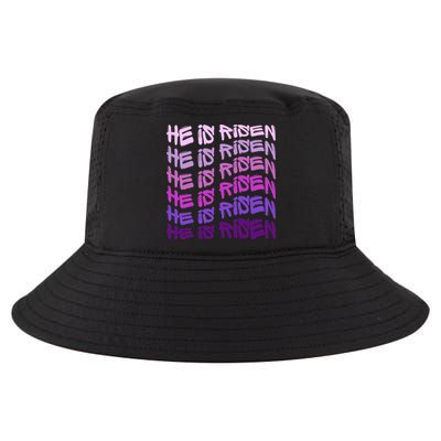 He Is Risen, Easter He Is Risen, He Is Risen Apparel, Jesus Cool Comfort Performance Bucket Hat