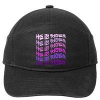He Is Risen, Easter He Is Risen, He Is Risen Apparel, Jesus 7-Panel Snapback Hat