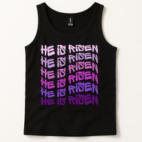 He Is Risen, Easter He Is Risen, He Is Risen Apparel, Jesus Tank Top