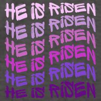 He Is Risen, Easter He Is Risen, He Is Risen Apparel, Jesus Vector Backpack