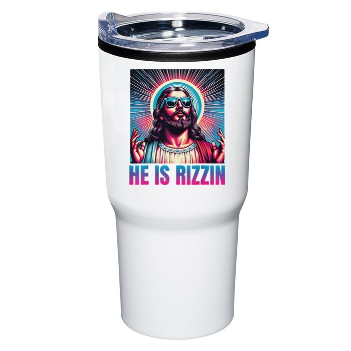 He Is Rizzin Jesus Tumbler