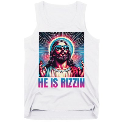 He Is Rizzin Jesus Tank Top
