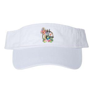 He Is Risen Cross Jesus Easter Christians Leopard Valucap Bio-Washed Visor