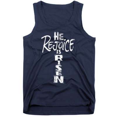 He Is Risen Rejoice Jesus Lives Easter Gifts Tank Top