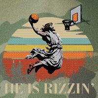 He Is Rizzin Jesus Playing Basketball Funny Easter Day Legacy Tie Dye Trucker Hat