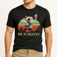 He Is Rizzin Jesus Playing Basketball Funny Easter Day Performance Shirt