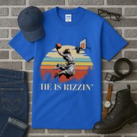 He Is Rizzin Jesus Playing Basketball Funny Easter Day Tall T-Shirt