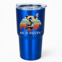 He Is Rizzin Jesus Playing Basketball Funny Easter Day Tumbler