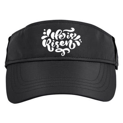 He Is Risen Easter Quote Adult Drive Performance Visor