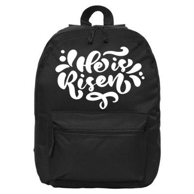He Is Risen Easter Quote 16 in Basic Backpack