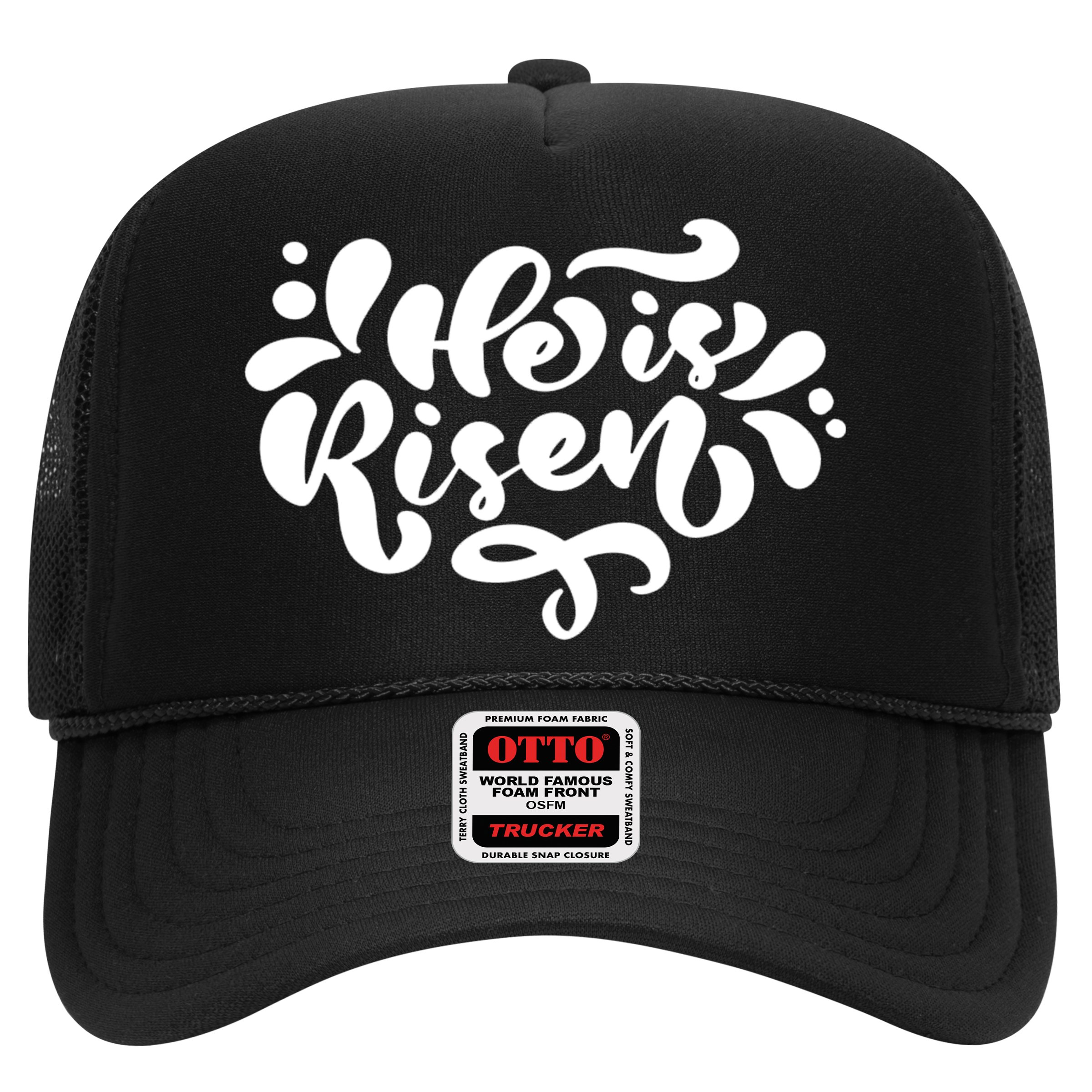He Is Risen Easter Quote Hat