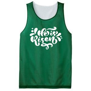 He Is Risen Easter Quote Mesh Reversible Basketball Jersey Tank