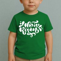 He Is Risen Easter Quote Toddler T-Shirt