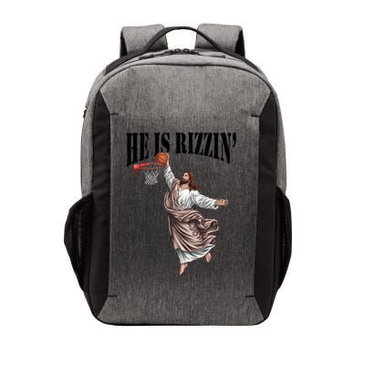 He Is Rizzin Jesus Basketball Christian Easter Jesus Funny Vector Backpack