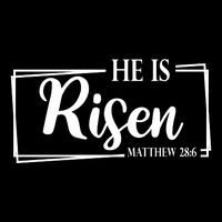 He Is Risen Matthew 28:6 Easter Sunday 7-Panel Snapback Hat