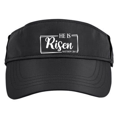 He Is Risen Matthew 28:6 Easter Sunday Adult Drive Performance Visor