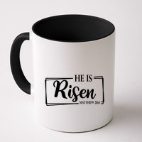 He Is Risen Matthew 28:6 Easter Sunday Mug