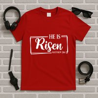 He Is Risen Matthew 28:6 Easter Sunday T-Shirt