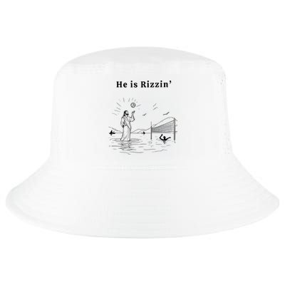 He Is Rizzin Jesus Volleyball Cool Comfort Performance Bucket Hat