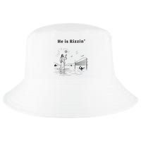 He Is Rizzin Jesus Volleyball Cool Comfort Performance Bucket Hat