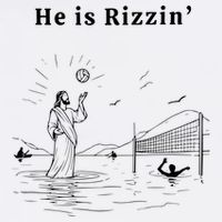 He Is Rizzin Jesus Volleyball Beanie
