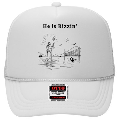 He Is Rizzin Jesus Volleyball Hat