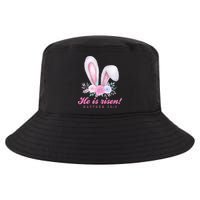 He Is Risen Easter Sunday Bunny Floral Cool Comfort Performance Bucket Hat