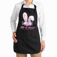 He Is Risen Easter Sunday Bunny Floral Apron