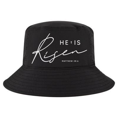 He Is Risen Jesus Easter Christian Cool Comfort Performance Bucket Hat