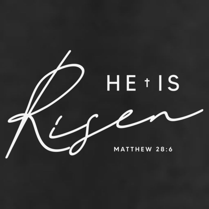 He Is Risen Jesus Easter Christian 7 Panel Mesh Trucker Snapback Hat