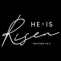 He Is Risen Jesus Easter Christian Drawstring Bag