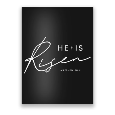 He Is Risen Jesus Easter Christian Poster
