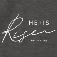He Is Risen Jesus Easter Christian Vector Backpack