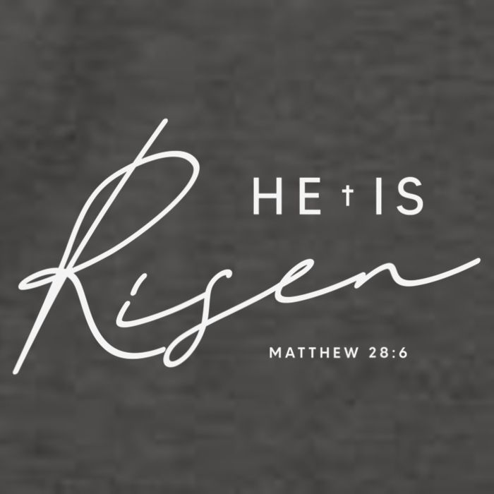 He Is Risen Jesus Easter Christian Vector Backpack