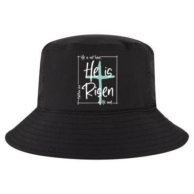 He Is Risen As He Said Christian Easter Day Cool Comfort Performance Bucket Hat