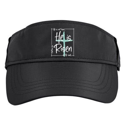 He Is Risen As He Said Christian Easter Day Adult Drive Performance Visor
