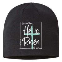He Is Risen As He Said Christian Easter Day Sustainable Beanie