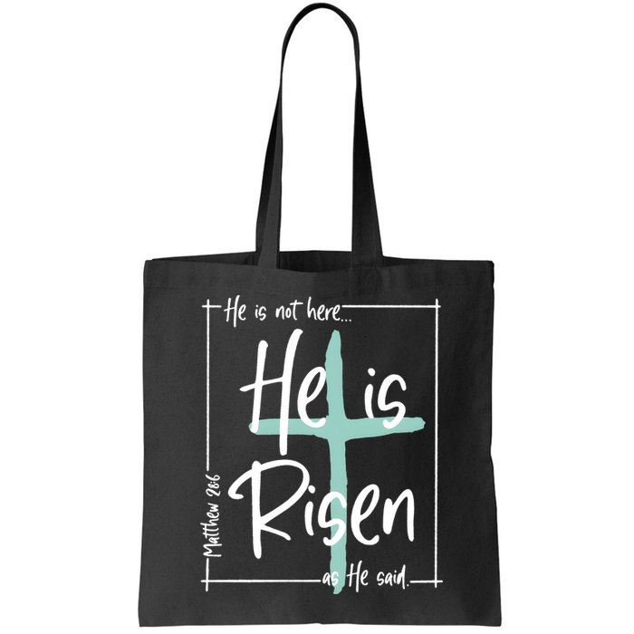 He Is Risen As He Said Christian Easter Day Bag
