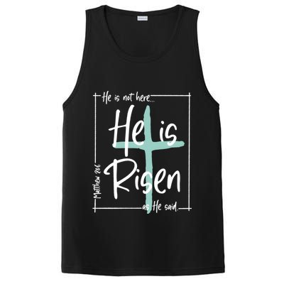 He Is Risen As He Said Christian Easter Day PosiCharge Competitor Tank