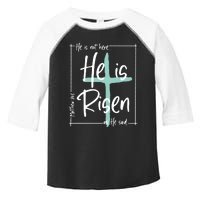 He Is Risen As He Said Christian Easter Day Toddler Fine Jersey T-Shirt