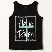 He Is Risen As He Said Christian Easter Day Tank Top