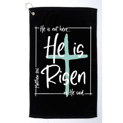 He Is Risen As He Said Christian Easter Day Golf Towel