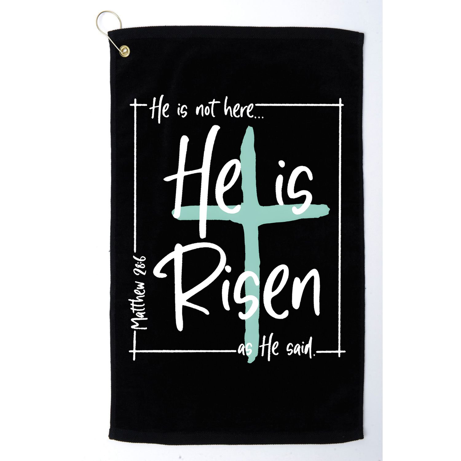 He Is Risen As He Said Christian Easter Day Golf Towel